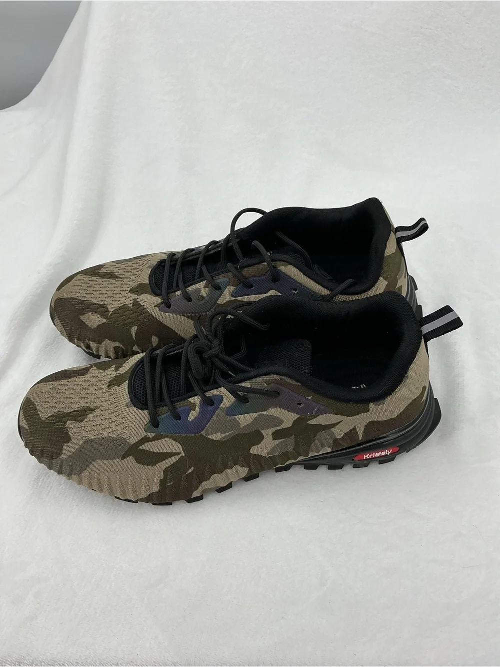 Men's Camouflage Trail Sneakers - Olive/Black B43